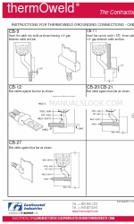 Burndy Continental Industries ThermOweld CB-27 Instructions