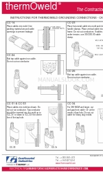 Burndy Continental Industries thermOweld CC-31 Инструкции