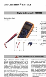 3B SCIENTIFIC PHYSICS 1018832 Lembar Instruksi