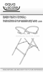 Aquascale BABY BATH STAND Instrucciones de montaje y uso