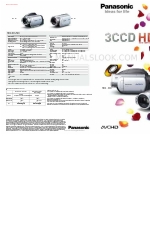 Panasonic 3CCD HD Arkusz specyfikacji