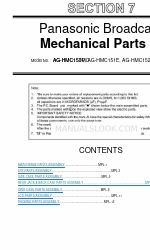 Panasonic AG-HMC152EN Onderdelenlijst