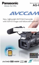 Panasonic AG-HMC40PJ User Manual