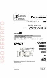 Panasonic AG-HPX255EJ Manual de instrucciones