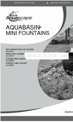 AquaScape AQUABASIN 58014 Instructions et entretien