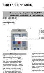 3B SCIENTIFIC PHYSICS 1003309 Instruction Sheet