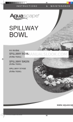 AquaScape Fire and Water Spillway Bowl Инструкции по установке и обслуживанию