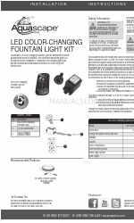 AquaScape LED Color-Changing Fountain Light Manuel de l'utilisateur