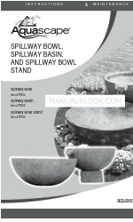 AquaScape Spillway Bowl Stand Инструкции по установке и обслуживанию