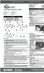 AquaScape 180 GPH Instrucciones de instalación