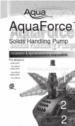 AquaScape 99445 Handbuch für Installation und Wartung