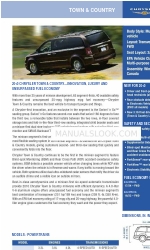 Chrysler TOWN & COUNTRY 2010 Spezifikation