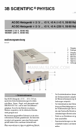 3B SCIENTIFIC PHYSICS 1008690 Lembar Instruksi