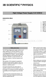 3B SCIENTIFIC PHYSICS 3B ELWE U33010 Instruction Sheet