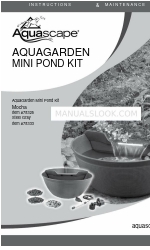 AquaScape Aquagarden Mini Pond Kit 使い方とメンテナンス