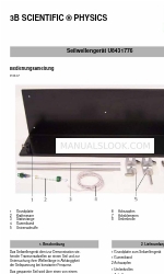 3B SCIENTIFIC PHYSICS U8431776 Instruction Sheet