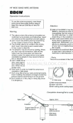 Diamond Antenna BB6W Operation Instructions