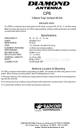 Diamond Antenna CP6 Assembly Instructions