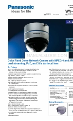 Panasonic WV-NF284 - i-Pro Network Camera 사양