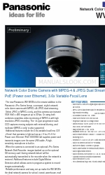 Panasonic WV-NF284 - i-Pro Network Camera 사양