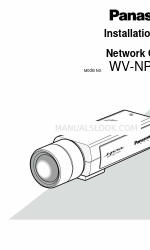 Panasonic WV-NP502 Руководство по установке