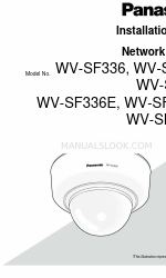 Panasonic WV-SF346 Installation Manual