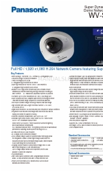 Panasonic WV-SP305 Caratteristiche e specifiche