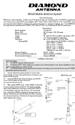 Diamond Antenna MV3A Instruções de instalação