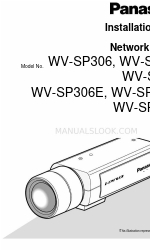 Panasonic WV-SP305 Manuale di installazione