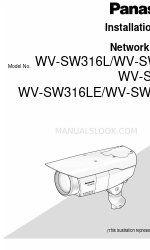 Panasonic WV-SW314 Instrukcja instalacji