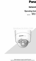 Panasonic WVNF302 - NETWORK CAMERA Manuale di istruzioni per l'uso