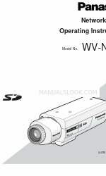 Panasonic WVNP244 - COLOR CCTV CAMERA Operating Instructions Manual