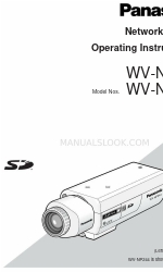 Panasonic WVNP244 - COLOR CCTV CAMERA Operating Instructions Manual