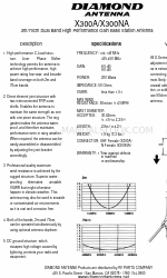 Diamond Antenna X300A Manual