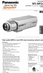 Panasonic WVNP244 - COLOR CCTV CAMERA Manual