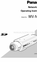 Panasonic WVNP244 - COLOR CCTV CAMERA Operating Instructions Manual