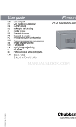 Chubbsafes FIRE Electronic Lock Benutzerhandbuch