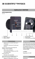 3B SCIENTIFIC PHYSICS U8475400 Anleitungsblatt