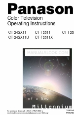 Panasonic CT-24SX11U Інструкція з експлуатації Посібник з експлуатації