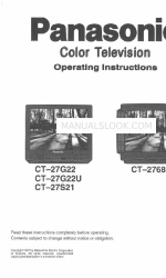 Panasonic CT-2768S Manuel d'utilisation