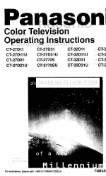 Panasonic CT-2772S Instrukcja obsługi