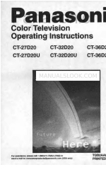 Panasonic CT-27D20 Manuale di istruzioni per l'uso
