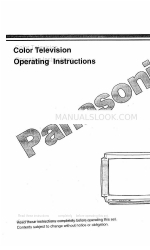 Panasonic CT-27G30CT Instrukcja obsługi