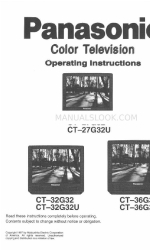 Panasonic CT-27G32 User Manual