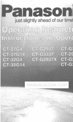 Panasonic CT-27G4 Operating Instructions Manual