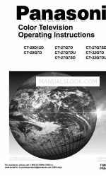 Panasonic CT-27G7D Operating Instructions Manual