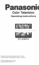 Panasonic CT-31SF14 Manual de instrucciones