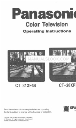 Panasonic CT-31XF44 Benutzerhandbuch
