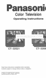 Panasonic CT-3268S Benutzerhandbuch