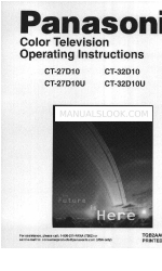 Panasonic CT-32D10U Operating Instructions Manual